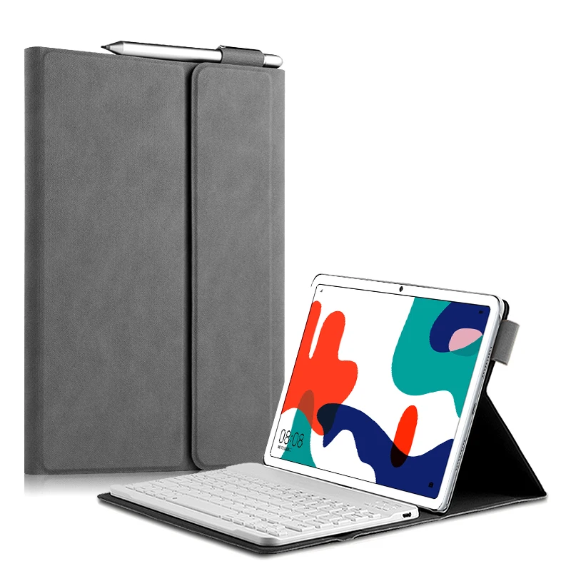 Bluetooth Keyboard Tablet Cover for HUAWEI MatePad Pro 10.8 Inch BAH3-W09 BAH3-AL00 Keyboard PU Leather Stand Case + Pen
Bluetooth Keyboard Tablet Cover for HUAWEI MatePad Pro 10.8 Inch BAH3-W09 BAH3-AL00 Keyboard PU Leather Stand Case + Pen