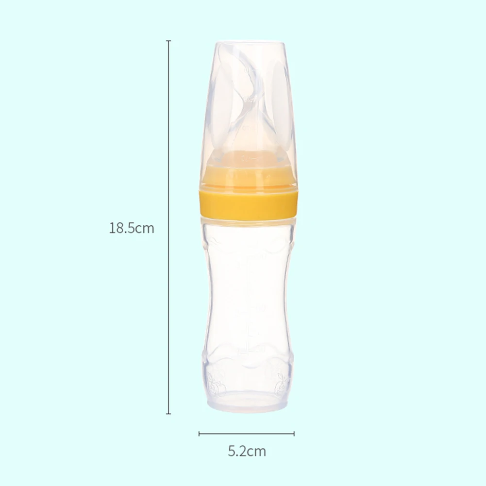 Silicone Squeeze Feeding Bottles w/Spoon Baby Infants Rice Cereal Bottles for Household Children Learning Ornament
Silicone Squeeze Feeding Bottles w/Spoon Baby Infants Rice Cereal Bottles for Household Children Learning Ornament