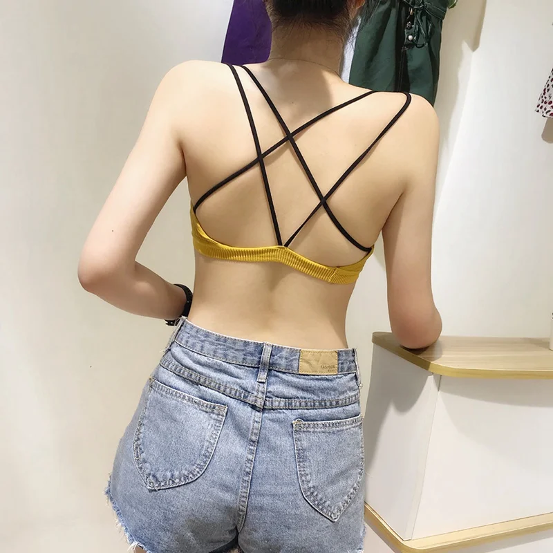 Push Up Women Camisoles Lingerie Thread Wire Free Solid Color Beauty Back Cross Back Comfortable Underwear
Push Up Women Camisoles Lingerie Thread Wire Free Solid Color Beauty Back Cross Back Comfortable Underwear