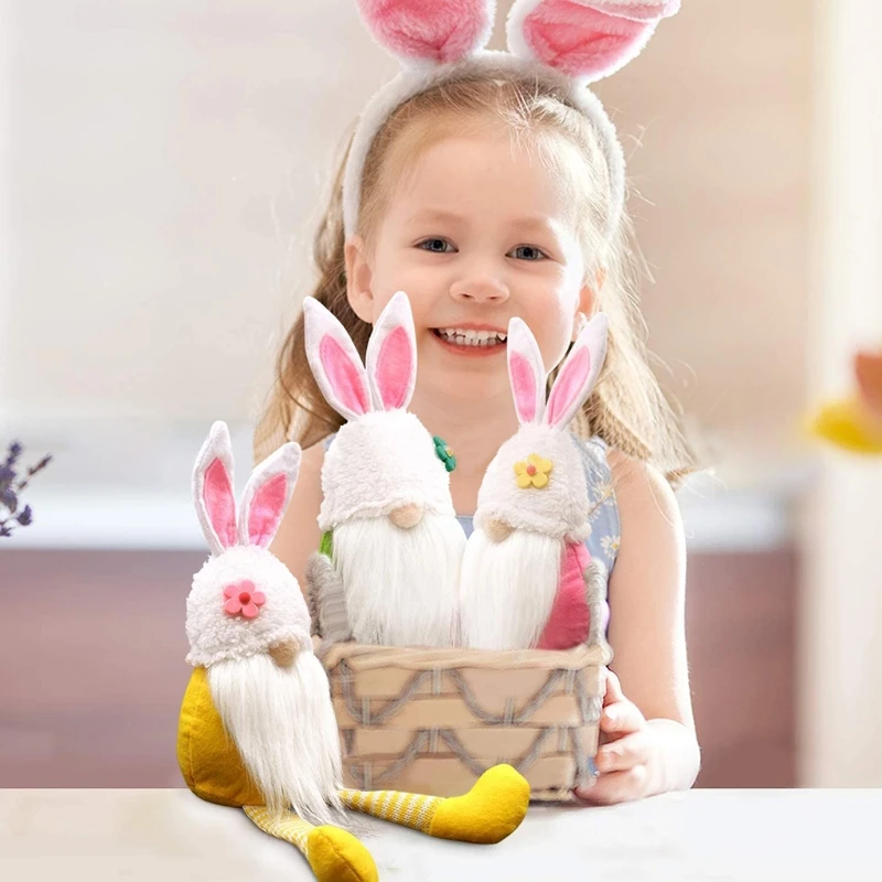 Long Legged Easter Bunny Gnome Decoration Easter Faceless Doll Easter Plush Dwarf Home Party Decorations Kids Toys
Long Legged Easter Bunny Gnome Decoration Easter Faceless Doll Easter Plush Dwarf Home Party Decorations Kids Toys