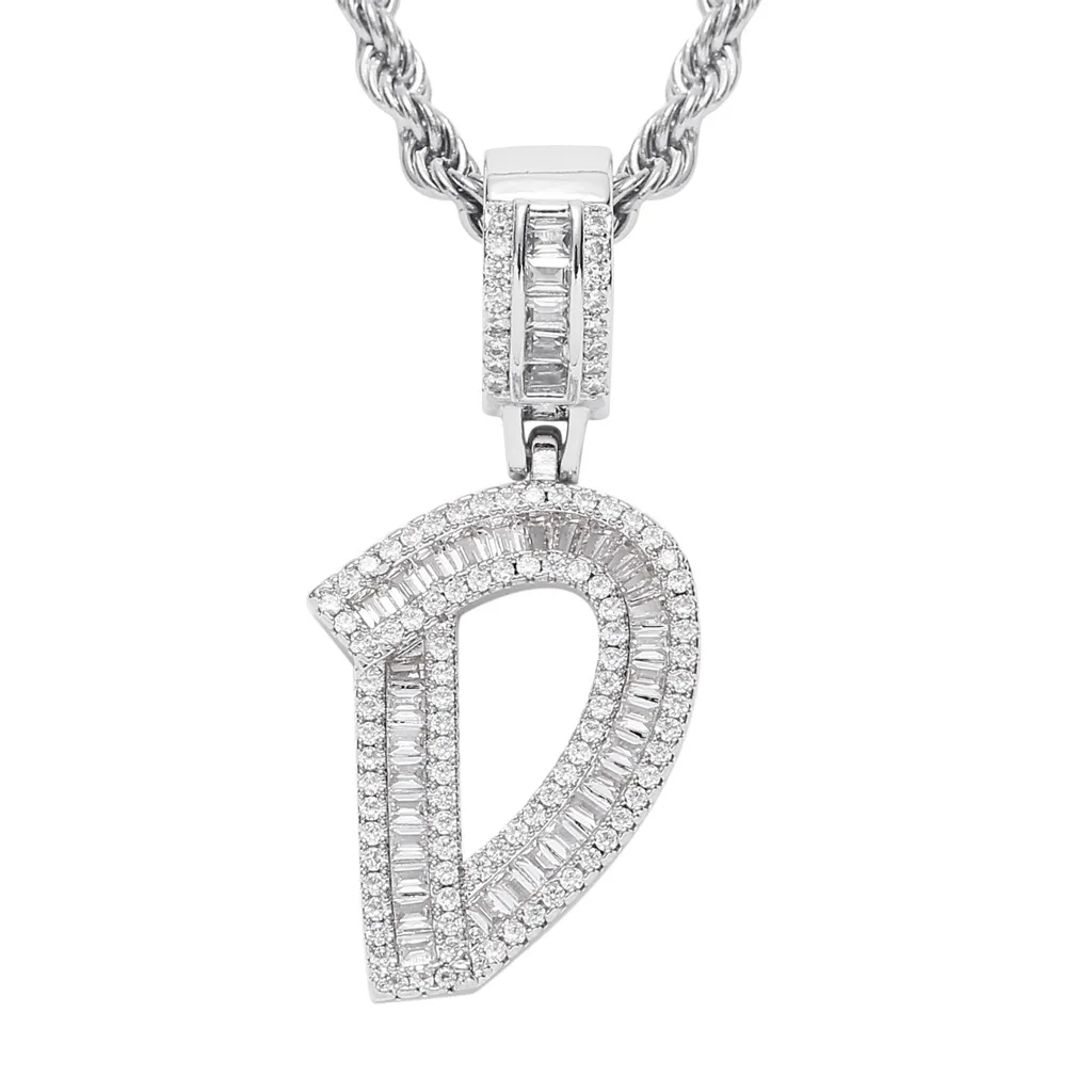 Delicate Zircon Exaggeration Hip hop Letter Pendants Necklace Golden 26 Alphabet Woman New trend Twisted Chain Jewellery Crystal
Delicate Zircon Exaggeration Hip hop Letter Pendants Necklace Golden 26 Alphabet Woman New trend Twisted Chain Jewellery Crystal