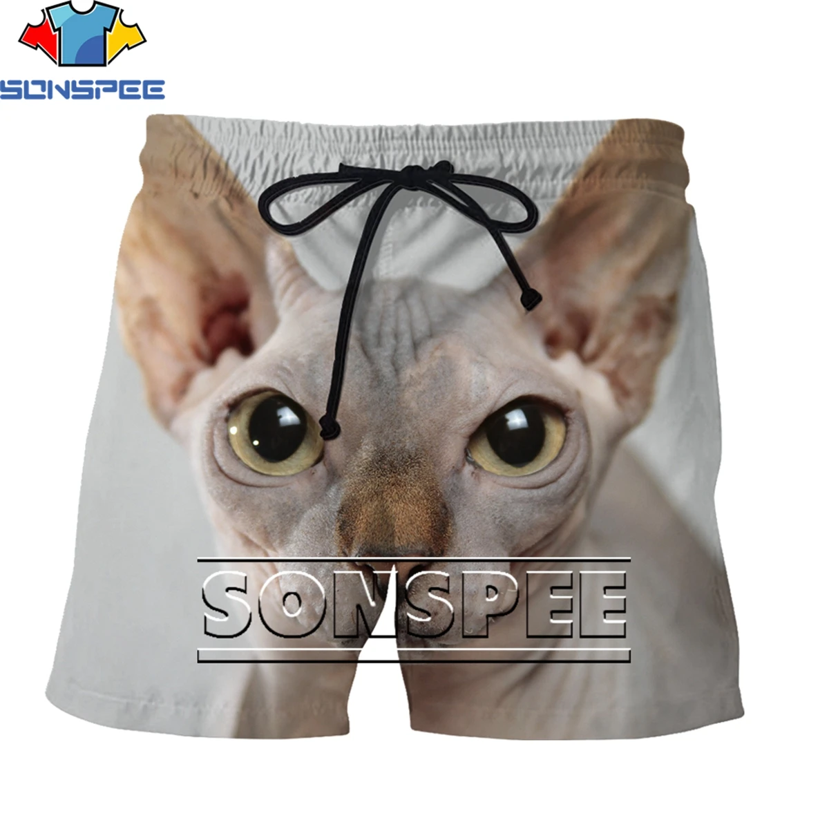 SONSPEE Cute Funny Animal Hairless Cat Destruction God 3D Printing Men's Shorts Summer Original Personality Casual Clothing 
SONSPEE Cute Funny Animal Hairless Cat Destruction God 3D Printing Men's Shorts Summer Original Personality Casual Clothing