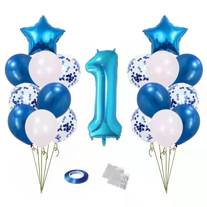 24Pcs Latex Sequin Set First Birthday Party Wedding Balloon Decoration Blue Silver Rose Gold Rose Red 18-inch Star Aluminum
24Pcs Latex Sequin Set First Birthday Party Wedding Balloon Decoration Blue Silver Rose Gold Rose Red 18-inch Star Aluminum