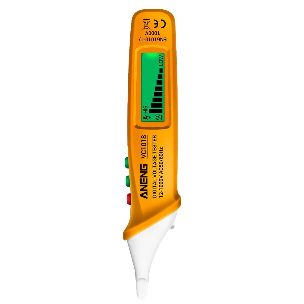 ANENG VC1018 Non Contact Electric Sensor Tester Pen Digital LCD Display AC Voltage Meter 1000V Voltmeter For Electric Tool
ANENG VC1018 Non Contact Electric Sensor Tester Pen Digital LCD Display AC Voltage Meter 1000V Voltmeter For Electric Tool