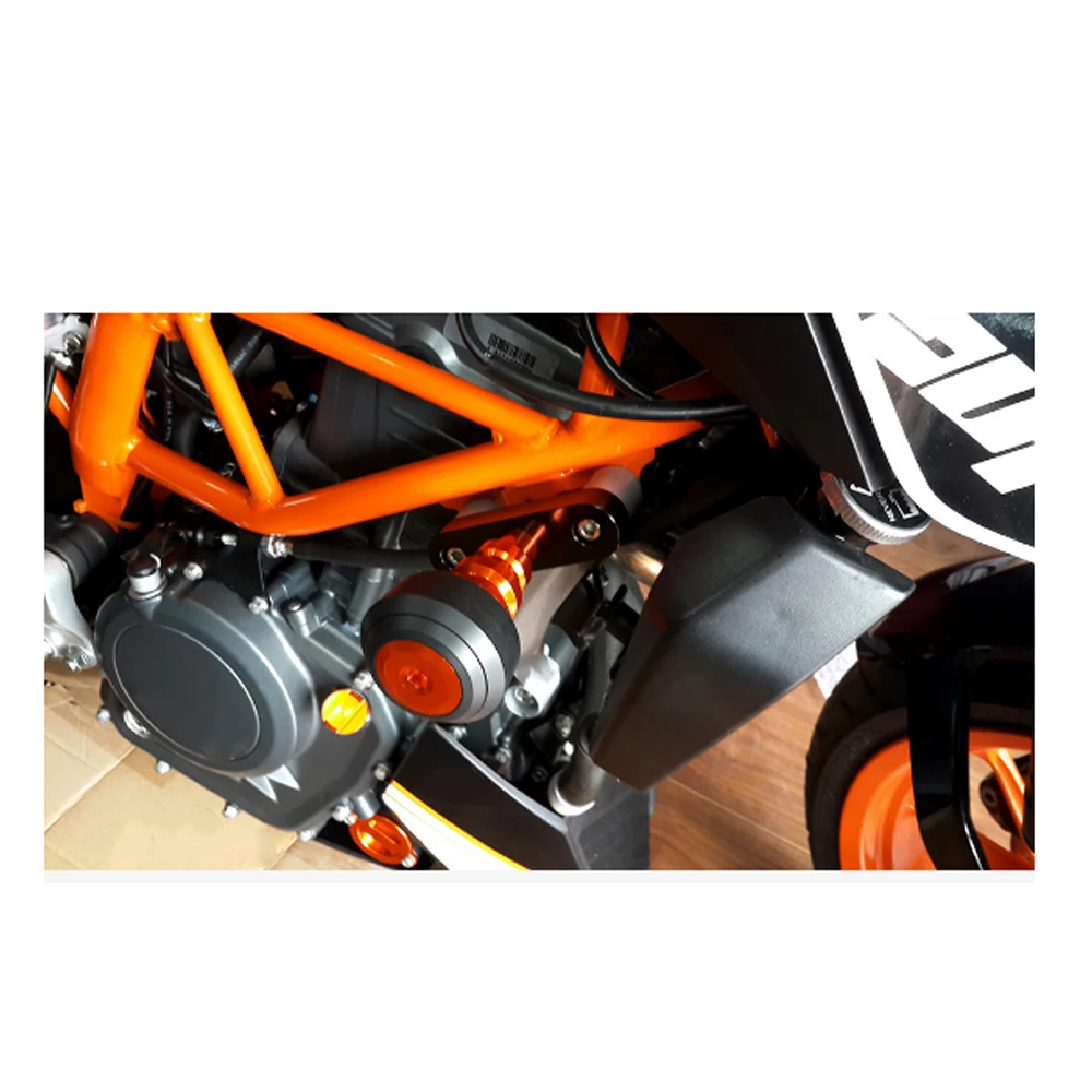 For DUKE 125 200 390 2013-2015 Motorcycle Frame Slider Anti Crash Protector Aluminum Swingarm Sliders Spools Pad Protection
For DUKE 125 200 390 2013-2015 Motorcycle Frame Slider Anti Crash Protector Aluminum Swingarm Sliders Spools Pad Protection