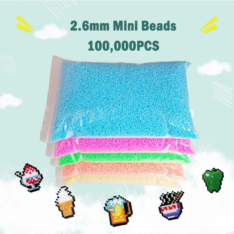 2.6mm Mini Beads 100,000PCS 1KG 230color beads for kids Hama beads Diy Puzzles Iron Beads high quality DIY gift
2.6mm Mini Beads 100,000PCS 1KG 230color beads for kids Hama beads Diy Puzzles Iron Beads high quality DIY gift
