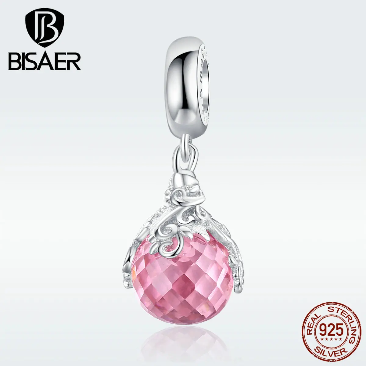 BISAER 925 Sterling Silver Magic Bottle Beads Pendant Pink Zircon Bottles Charms fit Charm Bracelets silver 925 original EFC101
BISAER 925 Sterling Silver Magic Bottle Beads Pendant Pink Zircon Bottles Charms fit Charm Bracelets silver 925 original EFC101