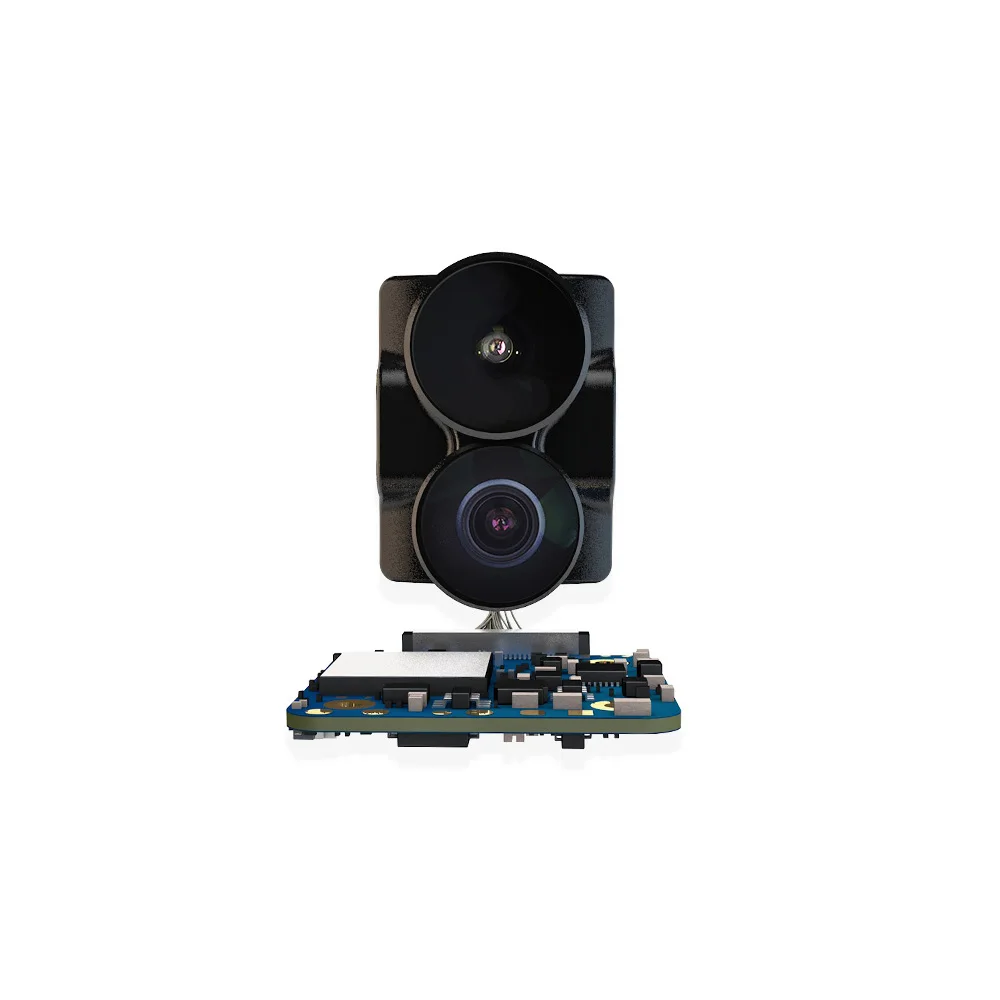 Гибридная записывающая камера RunCam 2 4K FPV и HD с двойным объективом угол обзора 145