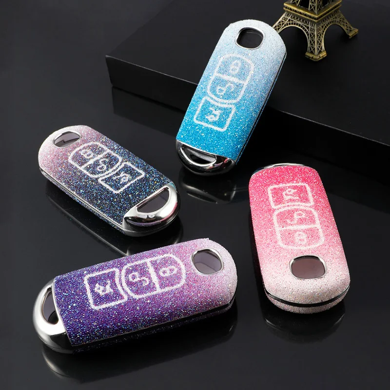 2022 New TPU Car Key Cover With Rhinestones Suitable For Mazda Series Axela Atenza CX4 CX30 CX5 Key Case Key Chain Auto Parts
2022 New TPU Car Key Cover With Rhinestones Suitable For Mazda Series Axela Atenza CX4 CX30 CX5 Key Case Key Chain Auto Parts