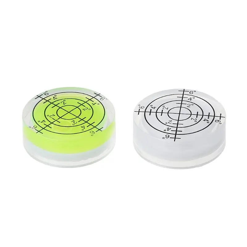 2pcs 32*12mm Round Bubble Level White Green Bullseye Spirit Level Measuring Tool
2pcs 32*12mm Round Bubble Level White Green Bullseye Spirit Level Measuring Tool