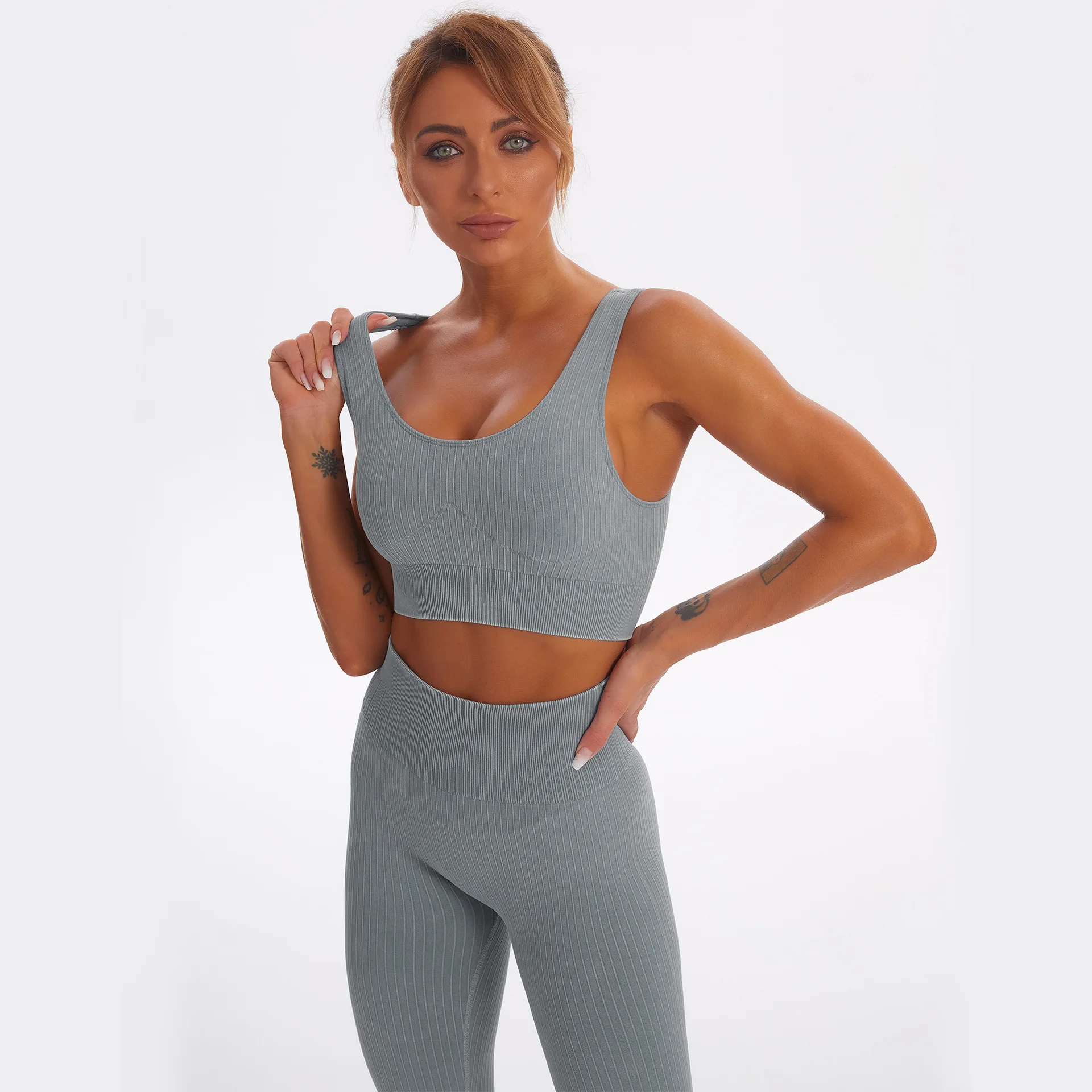Ribbed Yoga Set for Women Fitness Suits Running Outfits Washed Seamless Gym Tracksuits High Waist Sport Pants Women Sportswear
Ribbed Yoga Set for Women Fitness Suits Running Outfits Washed Seamless Gym Tracksuits High Waist Sport Pants Women Sportswear