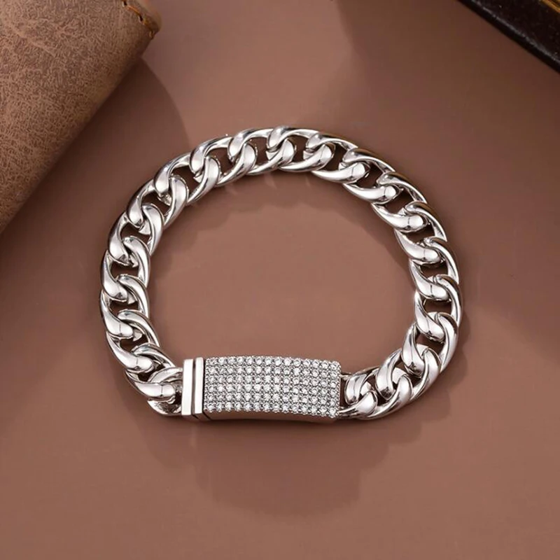 Ins Hot Cuban Bracelet Couple Men Women Hip Hop Bracelet For Women Girl Friend Gifts Wedding Fine Jewelry Dropship
Ins Hot Cuban Bracelet Couple Men Women Hip Hop Bracelet For Women Girl Friend Gifts Wedding Fine Jewelry Dropship