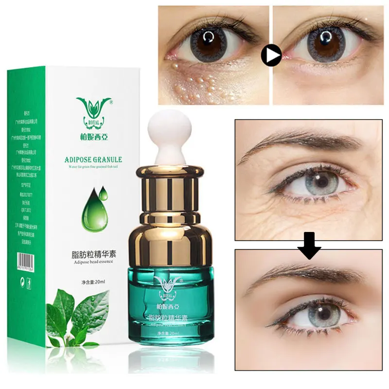 

Fat Particles Essence Hyaluronic Acid Eye Cream Anti-Wrinkle Remover Dark Circles Anti-Puffiness Anti-Aging Eye Care 20ml