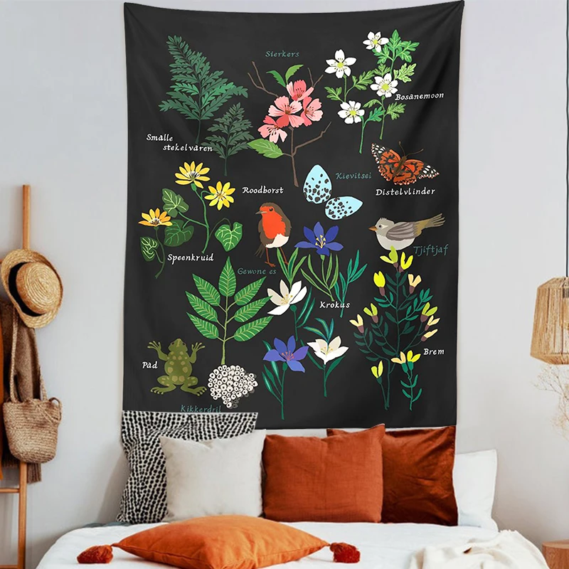 Flower Plant Tapestry Wall Hanging Moon Starry Flower Reference Chart Hippie Bohemian Tapestries Psychedelic Art Home Decor
Flower Plant Tapestry Wall Hanging Moon Starry Flower Reference Chart Hippie Bohemian Tapestries Psychedelic Art Home Decor