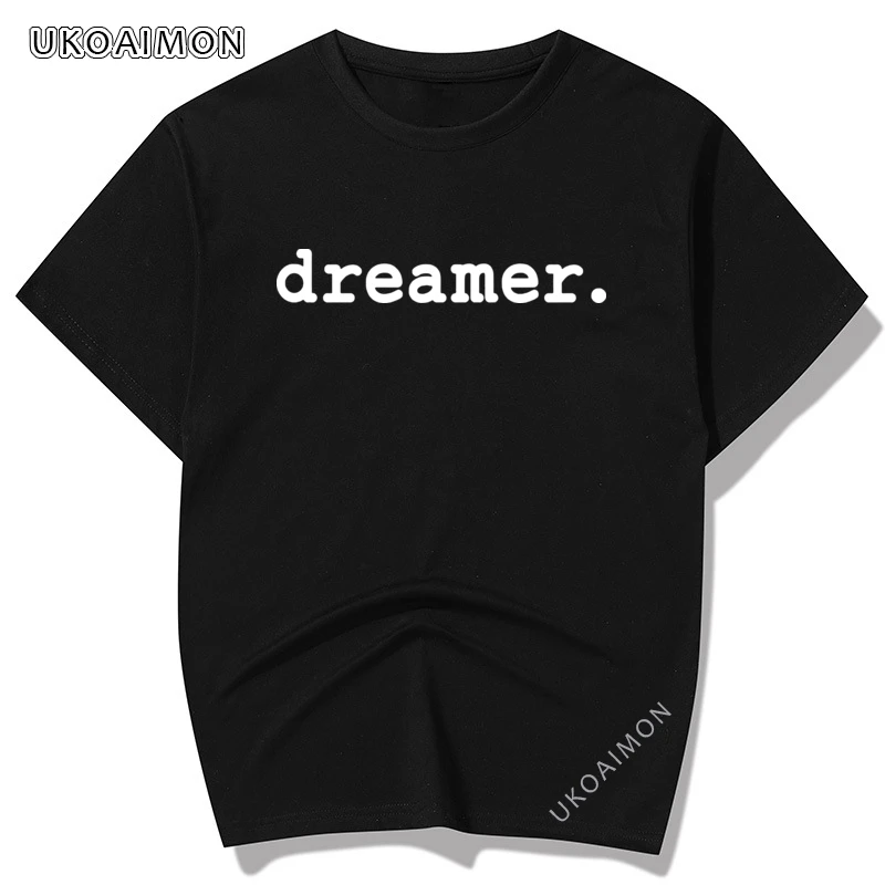 New Coming Dreamer Simple Style Cotton Tees Print Fashionable T Shirt Streetwear Funny T-Shirts Adult Crew Neck TShirts
New Coming Dreamer Simple Style Cotton Tees Print Fashionable T Shirt Streetwear Funny T-Shirts Adult Crew Neck TShirts