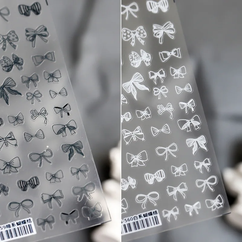 Japanese Nail Stickers Frosted Thin Transparent Dark Bow Nail Stickers DIY Nail Art Nail Decals
Japanese Nail Stickers Frosted Thin Transparent Dark Bow Nail Stickers DIY Nail Art Nail Decals