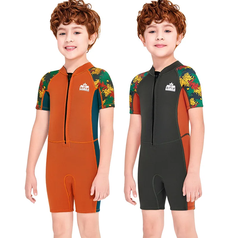 CX34 -2.5MM Children's Wetsuit One-Piece Short Sleeve Warm Swimsuit Snorkeling Surfing Jellyfish Suit
CX34 -2.5MM Children's Wetsuit One-Piece Short Sleeve Warm Swimsuit Snorkeling Surfing Jellyfish Suit