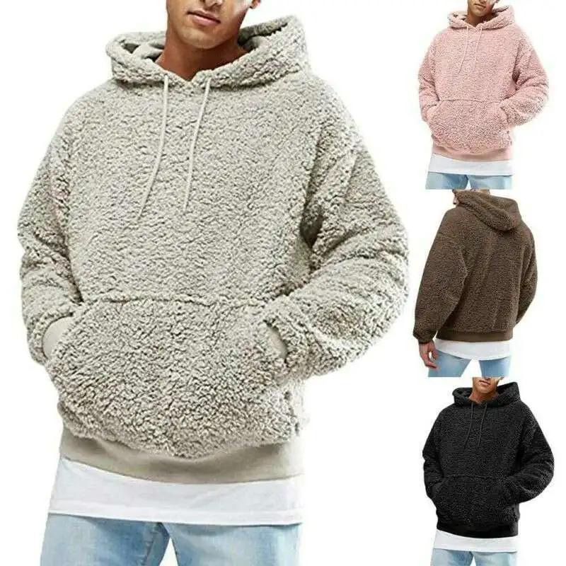 Pullover Hoodie Jumper Top Fleece Sweatshirt Mens Outerwear Hooded Winter Fluffy
Pullover Hoodie Jumper Top Fleece Sweatshirt Mens Outerwear Hooded Winter Fluffy