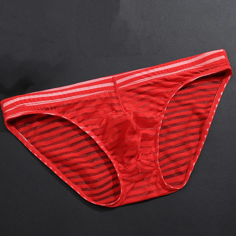 Triangle Knickers Thin Underpants Men's Clear Stripe Tanga Sexy Transparent Nylon New Breathable Comfy
Triangle Knickers Thin Underpants Men's Clear Stripe Tanga Sexy Transparent Nylon New Breathable Comfy