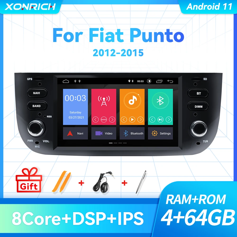 Carplay Android 11 Авто Радио для Fiat Linea Punto EVO 2012 2013 2014 2015 Grande 8 ядер GPS навигация мультимедийный плеер 4 Гб
Carplay Android 11 Авто Радио для Fiat Linea Punto EVO 2012 2013 2014 2015 Grande 8 ядер GPS навигация мультимедийный плеер 4 Гб