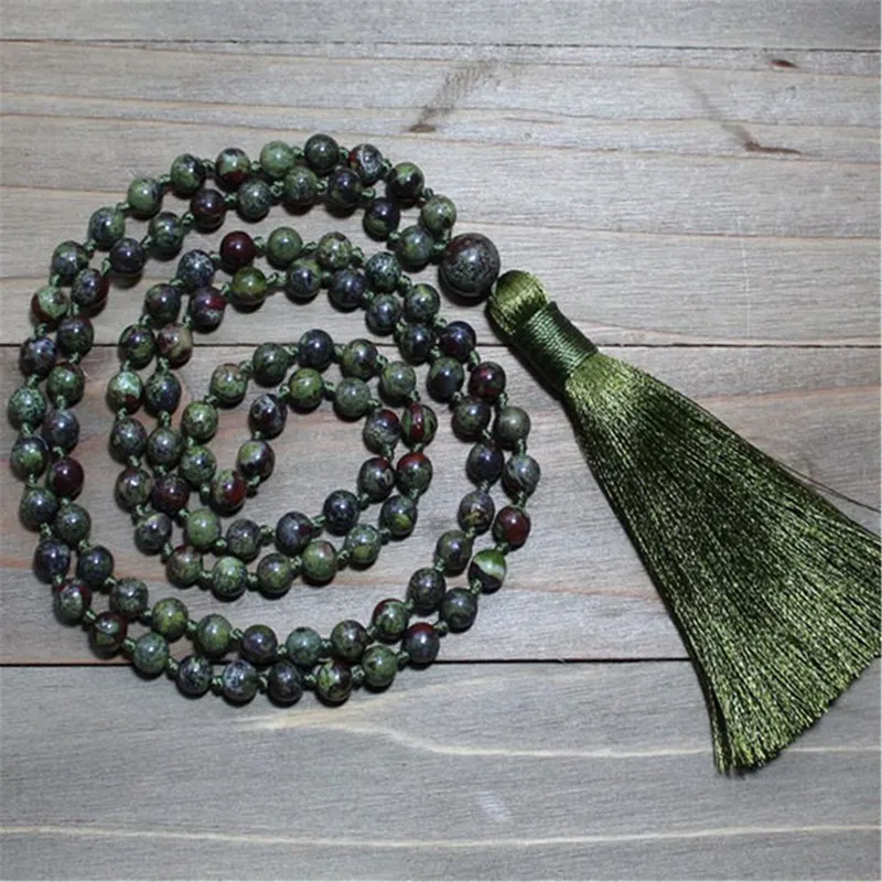 8mm Dragon Blood Jasper 108 Beads Gemstone Tassel Mala Necklace Meditation Wrist Spirituality Lucky Chakra Religious Prayer
8mm Dragon Blood Jasper 108 Beads Gemstone Tassel Mala Necklace Meditation Wrist Spirituality Lucky Chakra Religious Prayer