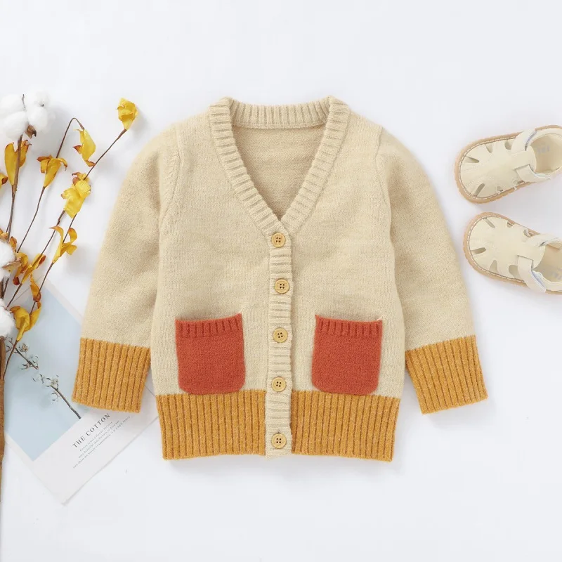 2021 Fall Baby Boy Girl Sweater Children Kids Sweatshirt Autumn Cardigan Knitted Cotton Casual Outerwear Clothes Hot Sale
2021 Fall Baby Boy Girl Sweater Children Kids Sweatshirt Autumn Cardigan Knitted Cotton Casual Outerwear Clothes Hot Sale