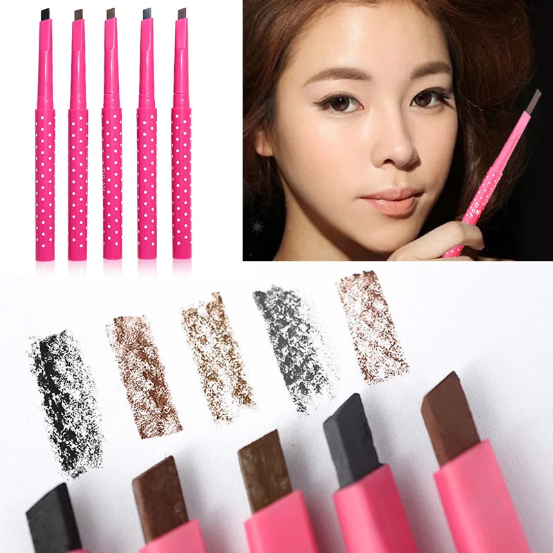 Hot Sale 5 Color Eyebrow Pencil Natural Waterproof Rotating Automatic Eye Brow Pencil Cosmetic Eyebrow Shaping Liner Pen
Hot Sale 5 Color Eyebrow Pencil Natural Waterproof Rotating Automatic Eye Brow Pencil Cosmetic Eyebrow Shaping Liner Pen