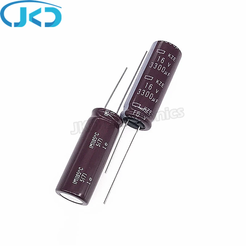 

10pcs NIPPON KZE Series 16V3300UF 12.5*35mm NCC electrolytic Capacitor 3300UF 16V CHEMI-CON 3300uf/16v