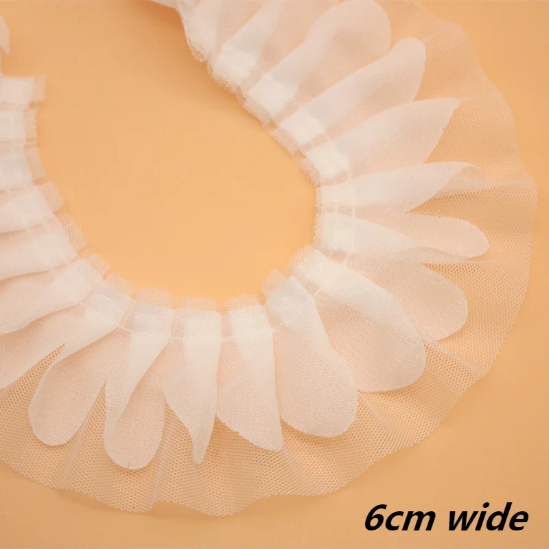 Trendy Double Layer Chiffon Leaf Pleated Lace Fabric DIY Clothing Skirt Hem Headgear Hat Toy Doll Pet Bib Sewing Accessories
Trendy Double Layer Chiffon Leaf Pleated Lace Fabric DIY Clothing Skirt Hem Headgear Hat Toy Doll Pet Bib Sewing Accessories