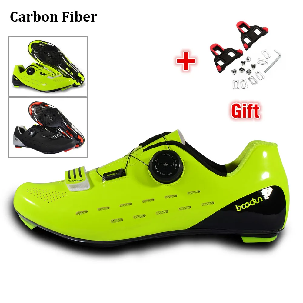 Boodun Sapatilha Ciclismo Carbon Fiber Road Bicycle Shoes Self-Locking Ultralight Breathable Waterproof Non-Slip Cycling Shoes
Boodun Sapatilha Ciclismo Carbon Fiber Road Bicycle Shoes Self-Locking Ultralight Breathable Waterproof Non-Slip Cycling Shoes