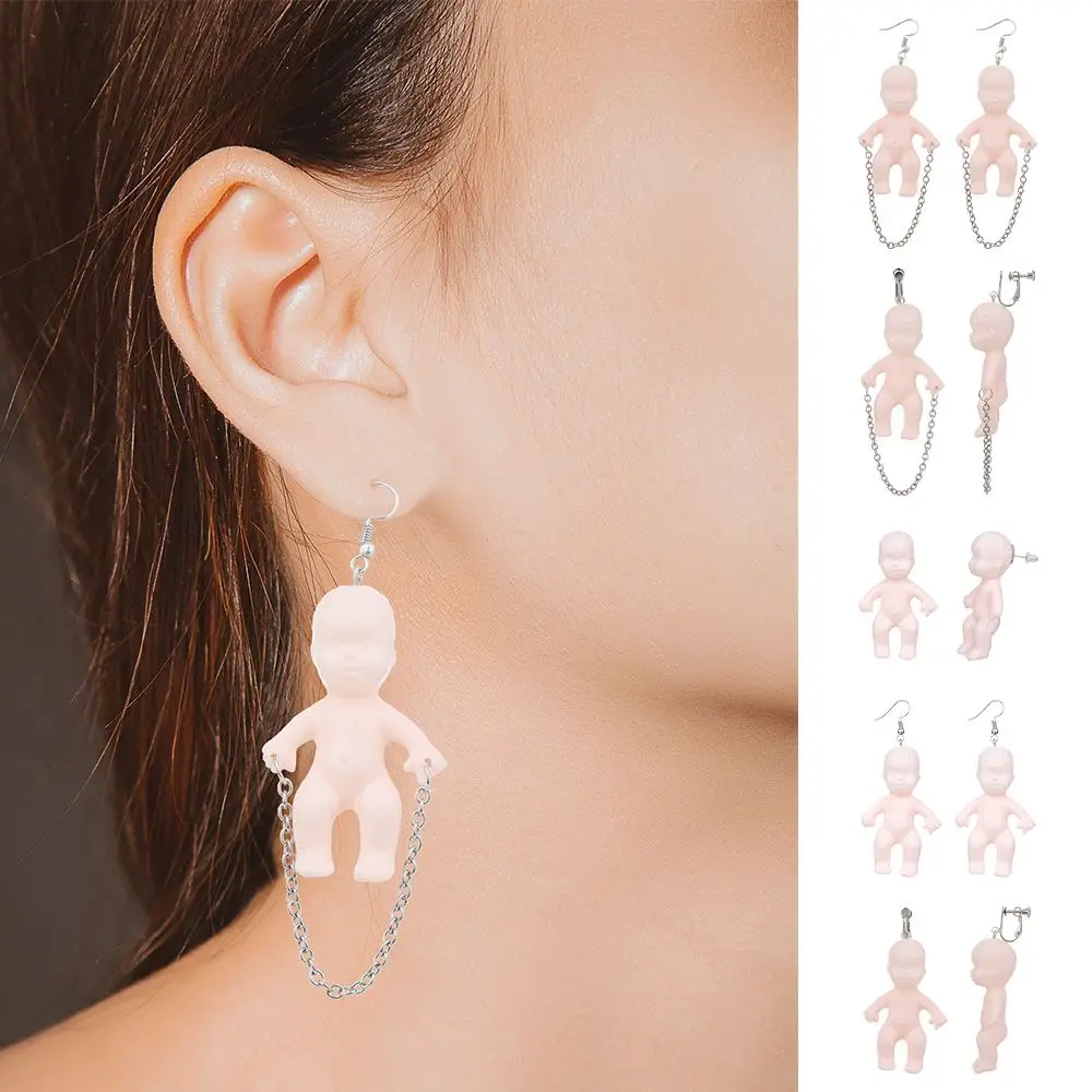 New Women Fashion Cute Baby Pendant Kitsch Earrings Upcycled Jewelry Doll Earrings
New Women Fashion Cute Baby Pendant Kitsch Earrings Upcycled Jewelry Doll Earrings