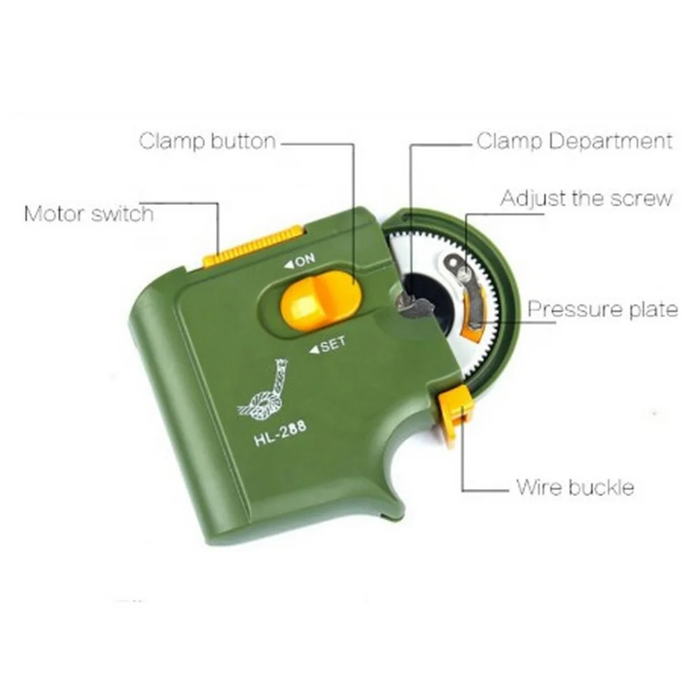 Automatic Fish Hook Knotting Machine Portable Electric Knot Fishing Gear Multifunctional Fishing Line Winder Fishing Accessories
Automatic Fish Hook Knotting Machine Portable Electric Knot Fishing Gear Multifunctional Fishing Line Winder Fishing Accessories