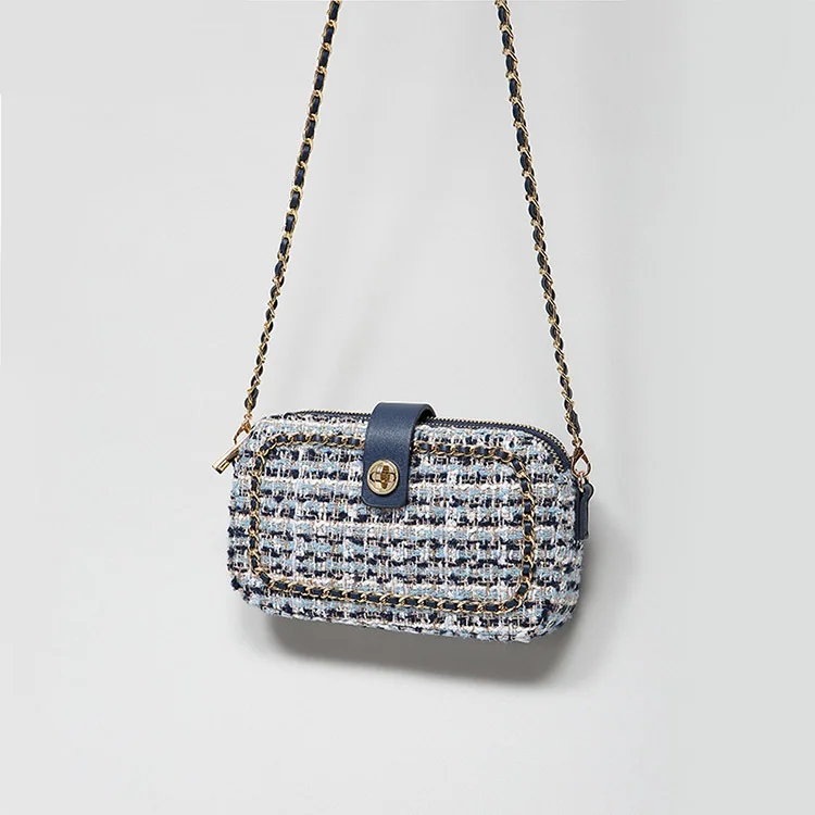 Za Home Celebrity Style 2020 Autumn and Winter New Style WOMEN'S Bag Fashion Woolen Cloth Wallet Mini Multi-Compartment Chain Cr
Za Home Celebrity Style 2020 Autumn and Winter New Style WOMEN'S Bag Fashion Woolen Cloth Wallet Mini Multi-Compartment Chain Cr