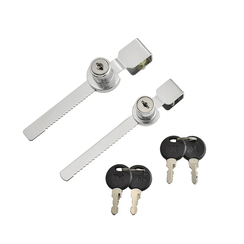 10Pcs 4Pcs Sliding Glass Door Lock Display Case Lock Ratchet Lock with Chrome Finish, Security, Keyed Alike Showcase Display 
10Pcs 4Pcs Sliding Glass Door Lock Display Case Lock Ratchet Lock with Chrome Finish, Security, Keyed Alike Showcase Display