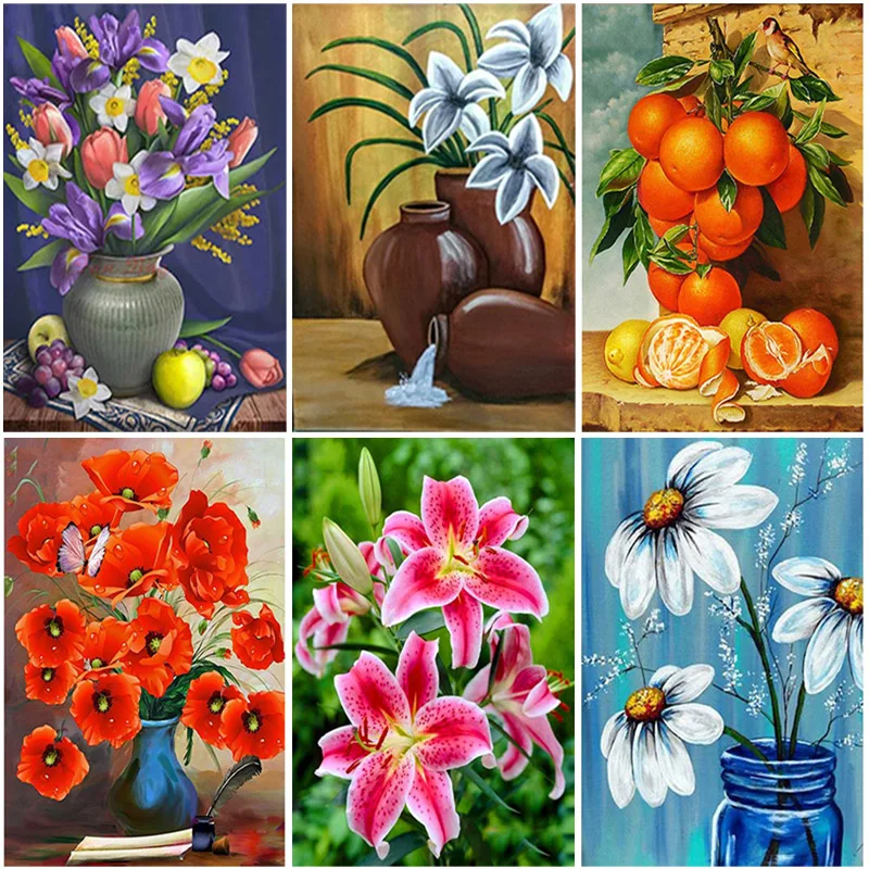 DIY Flower 5D Diamond Painting Full Square Drill Floral Diamond Embroidery Cross Stitch Mosaic Kits Wall Art Home Decor Gift
DIY Flower 5D Diamond Painting Full Square Drill Floral Diamond Embroidery Cross Stitch Mosaic Kits Wall Art Home Decor Gift