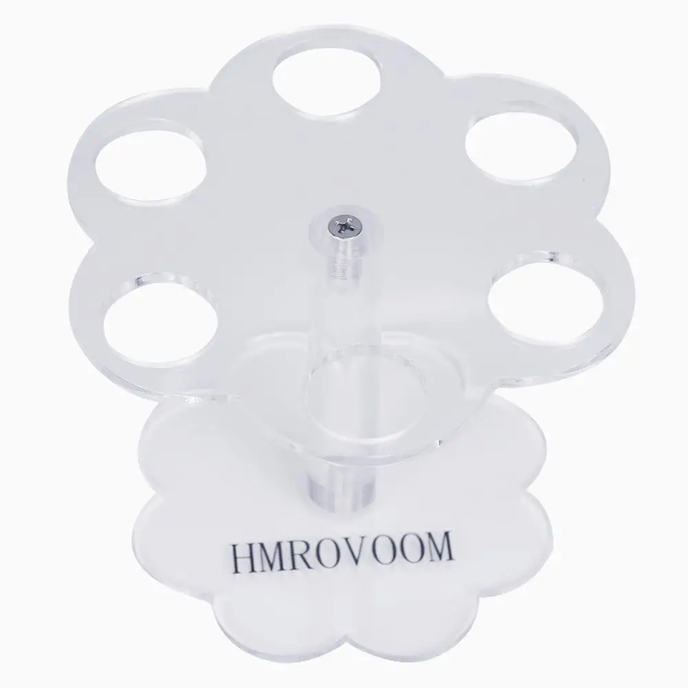 HMROVOOM 6 отверстий акриловый держатель конуса для мороженого/1 шт прозрачный