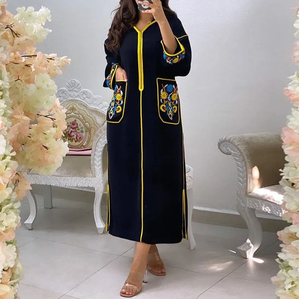 Muslim Dresses African Women Vintage Long Robe Dress Casual Loose Oversize Long Sleeve Spring Hooded Maxi Dress Female 2021
Muslim Dresses African Women Vintage Long Robe Dress Casual Loose Oversize Long Sleeve Spring Hooded Maxi Dress Female 2021