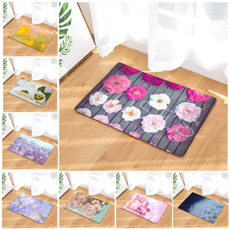 Flowers Hallway Mats Scenic Print Bedroom Living Room Floor Rugs Anti-Slip Kitchen Bathroom Carpet
Flowers Hallway Mats Scenic Print Bedroom Living Room Floor Rugs Anti-Slip Kitchen Bathroom Carpet