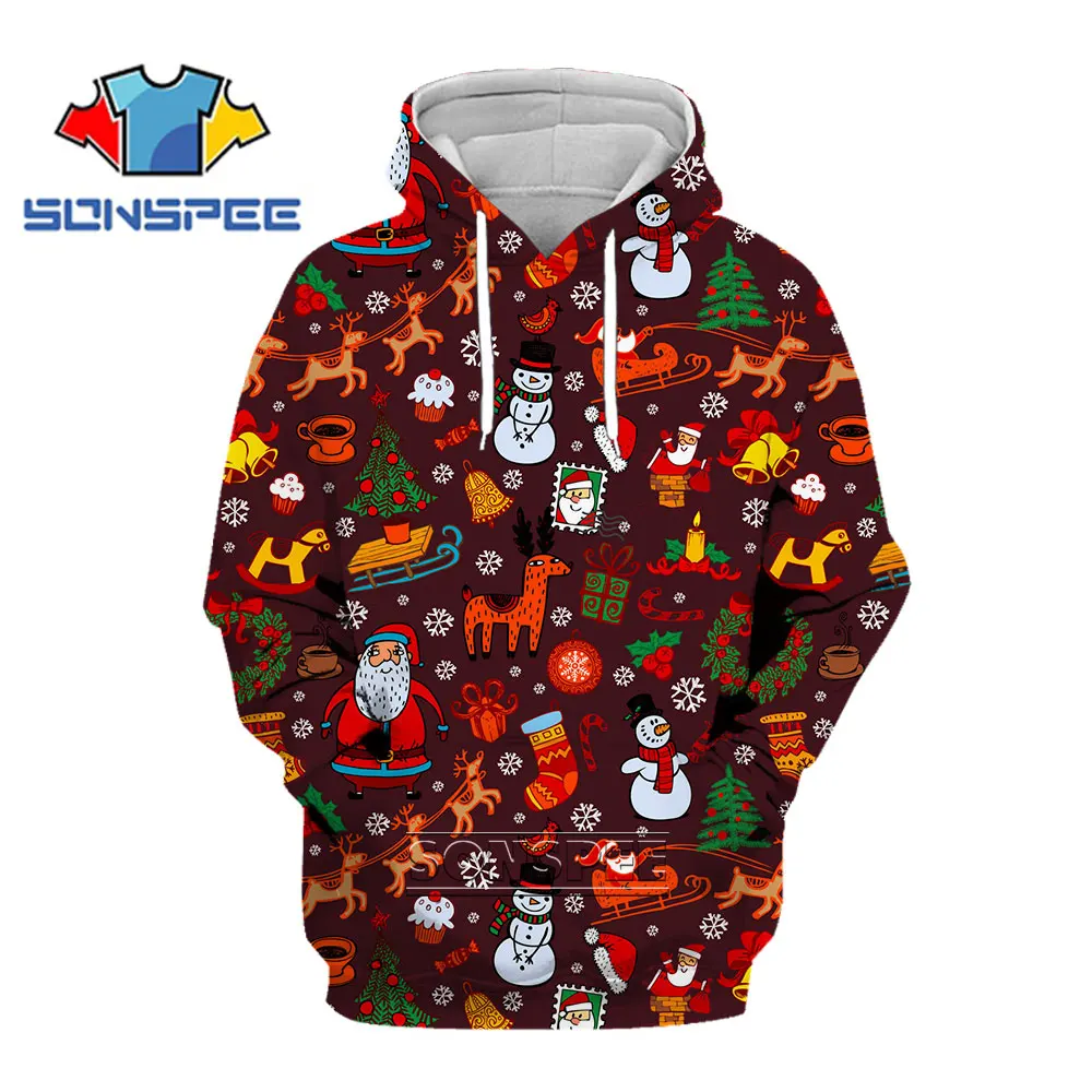 SONSPEE Men's Christmas Printed Hoody Autumn Winter Long Sleeve Snowflakes Santa Candy Printed Coat Fashion Brand Men's Clothing
SONSPEE Men's Christmas Printed Hoody Autumn Winter Long Sleeve Snowflakes Santa Candy Printed Coat Fashion Brand Men's Clothing