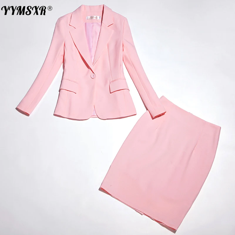 2021 new small suit skirt two piece work clothes interview women's clothing High quality slim pink ladies blazer Elegant skirt
2021 new small suit skirt two piece work clothes interview women's clothing High quality slim pink ladies blazer Elegant skirt