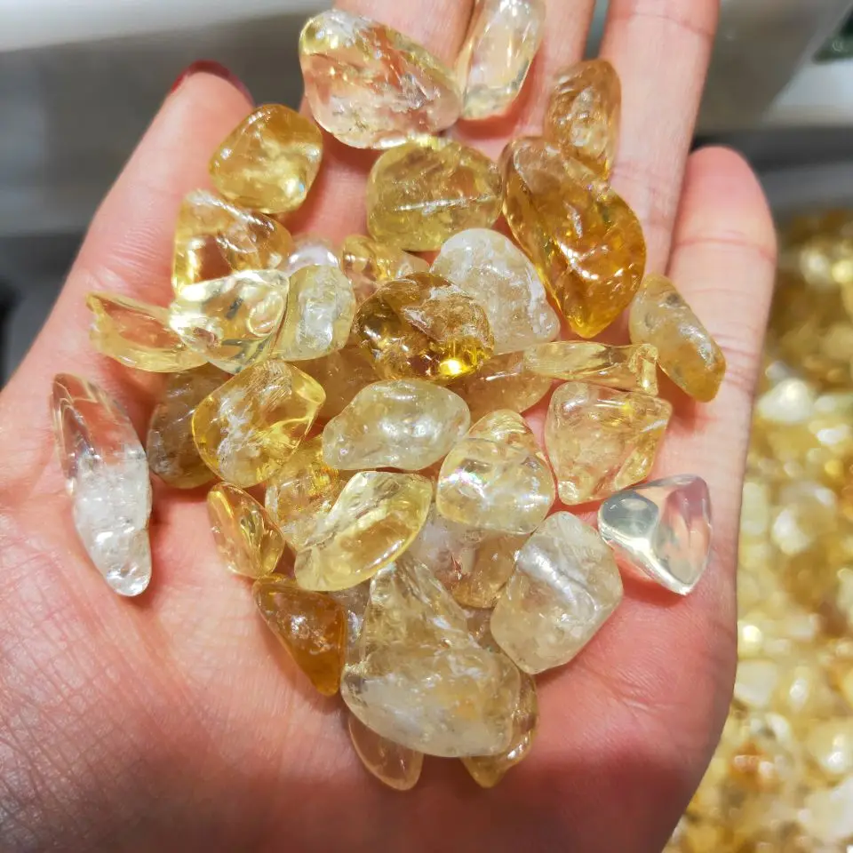 Natural Citrine Yellow Quartz Crystal Stone Rock Polished Gravel Specimen natural stones and minerals
Natural Citrine Yellow Quartz Crystal Stone Rock Polished Gravel Specimen natural stones and minerals