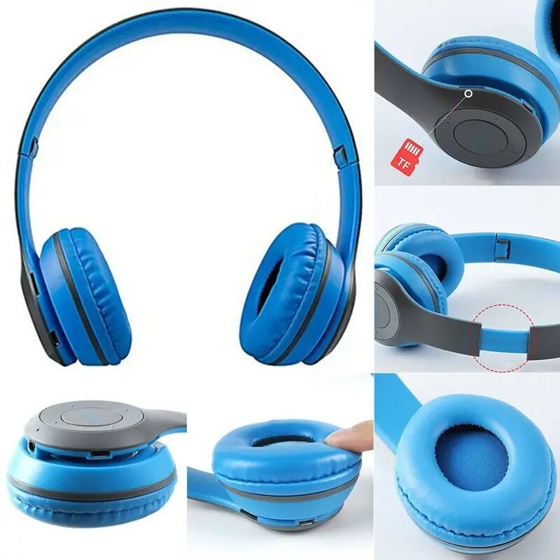 Многофункциональные Беспроводные стерео Bluetooth наушники MP3 плеер FM радио