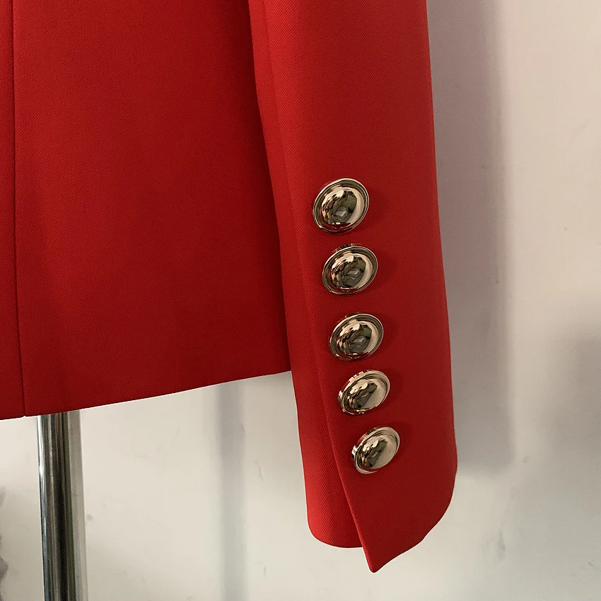 HIGH STREET Newest Stylish 2021 Designer Blazer Jacket Women's Zip Removable Hooded Double Breasted Red Casual Blazer 
HIGH STREET Newest Stylish 2021 Designer Blazer Jacket Women's Zip Removable Hooded Double Breasted Red Casual Blazer