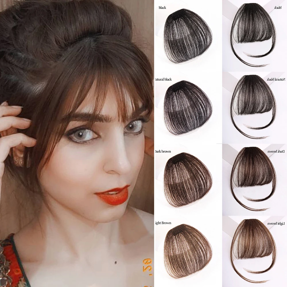 MyDiva Short Synthetic Bangs Heat Resistant Hairpieces Hair Women Natural Short Fake Hair Air Bangs Hair Clips For Extensions
MyDiva Short Synthetic Bangs Heat Resistant Hairpieces Hair Women Natural Short Fake Hair Air Bangs Hair Clips For Extensions