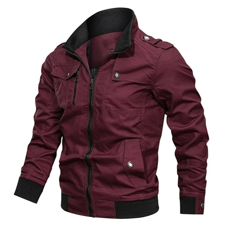 2021 Military Jacket Men Spring Autumn Cotton Windbreaker Pilot Coat Army Men's Bomber Jackets Cargo Flight Jacket Male Clothes
2021 Military Jacket Men Spring Autumn Cotton Windbreaker Pilot Coat Army Men's Bomber Jackets Cargo Flight Jacket Male Clothes