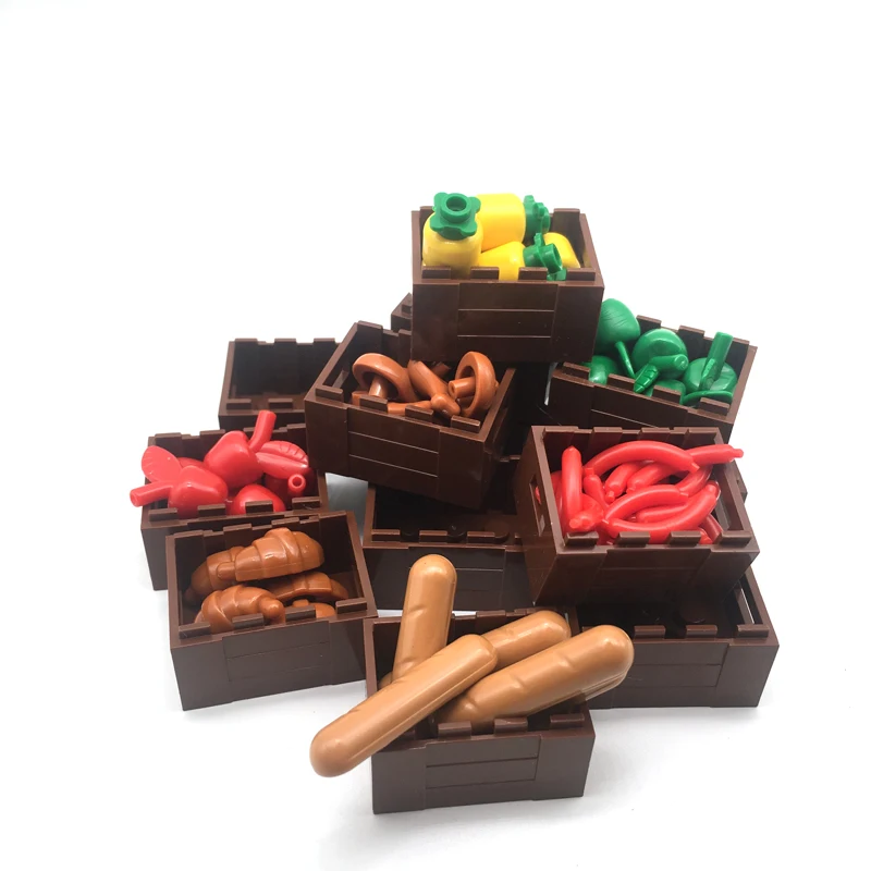 Fruits Food Toys MOC City Blocks Parts for DIY Street View Decor Compatible MOC Parts Blocks for Children Kids
Fruits Food Toys MOC City Blocks Parts for DIY Street View Decor Compatible MOC Parts Blocks for Children Kids