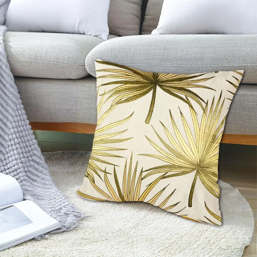 45*45 Linen Pillowcase Leaf Single-sided Printing Spring Pillow Cushion Pillowcase Covers Sofa Decorative Cushions Plant B0F8
45*45 Linen Pillowcase Leaf Single-sided Printing Spring Pillow Cushion Pillowcase Covers Sofa Decorative Cushions Plant B0F8