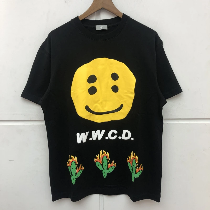 Футболка CPFM WWCD Kanye, мужская, женская, мужская, с изображением кактуса, с принтом в виде смайлика
Футболка CPFM WWCD Kanye, мужская, женская, мужская, с изображением кактуса, с принтом в виде смайлика