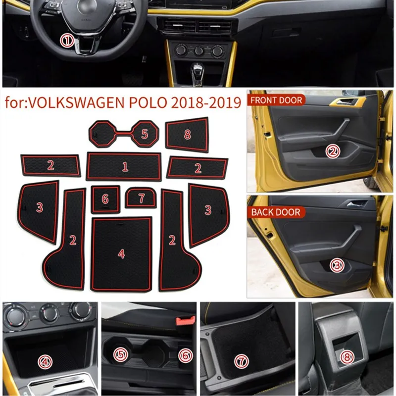 Резиновый матовый 3D коврик для Volkswagen VW POLO MK6 2018-2020, внутренний Противоскользящий коврик, подушка для фотостакана, Дорожный Коврик, автомобил...
Резиновый матовый 3D коврик для Volkswagen VW POLO MK6 2018-2020, внутренний Противоскользящий коврик, подушка для фотостакана, Дорожный Коврик, автомобил...