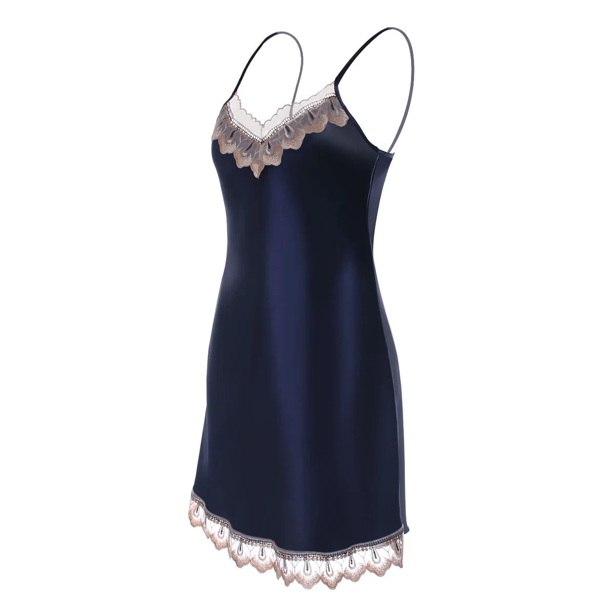 Sexy lingerie embroidered lace tempting lace pajamas sweet strappy nightdress
Sexy lingerie embroidered lace tempting lace pajamas sweet strappy nightdress